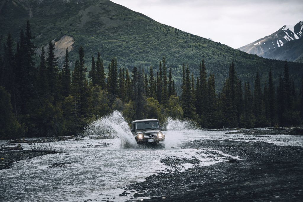 „Never Stop Exploring“: Mercedes-Benz G-Klasse Outdoor Experience: Auf spektakulärer Content Creation Tour mit Mercedes-Benz und The North Face durch Kanada und Alaska