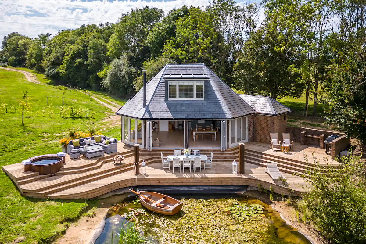 Thakeham Boat house, sussex, airbnb