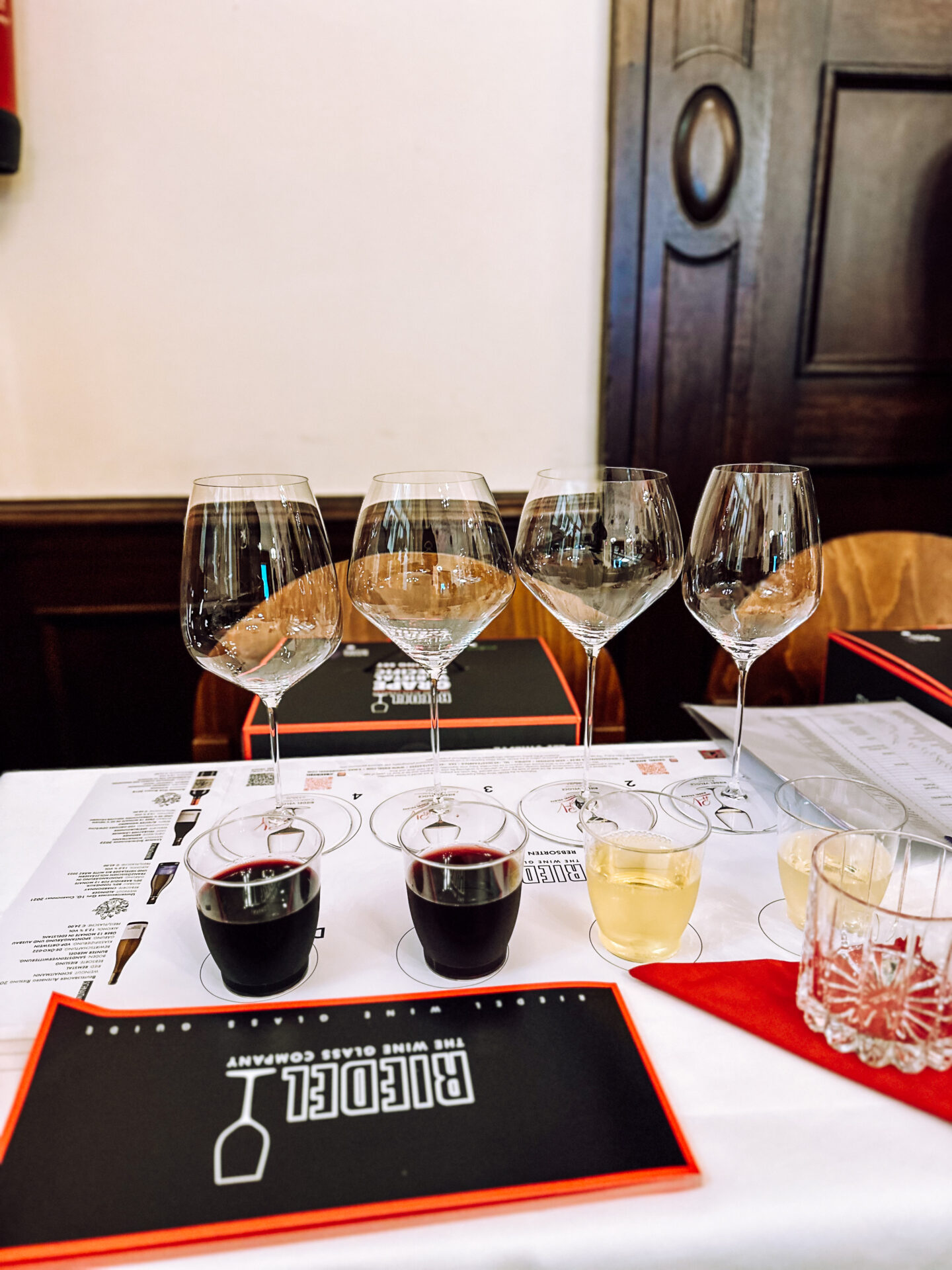 Riedel Wine Glass Experience, Weinglas, Riedel Weinglas