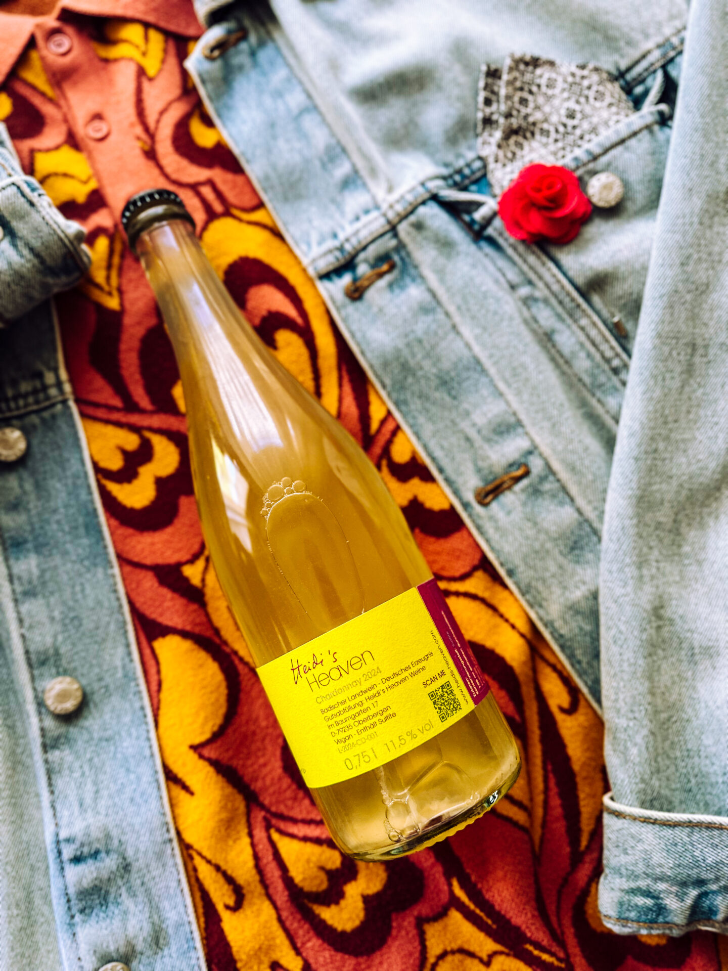 Heidis Heaven Weine Kaiserstuhl, Chardonnay petnat tickling pleausure 2024